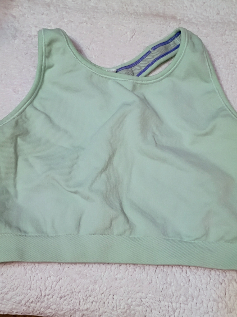 Ivivva Mint Green High-Neck Swim Crop Top